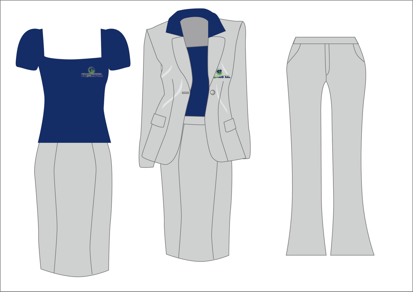 UNIFORMES SECRETARIAS uniformes secretarias: