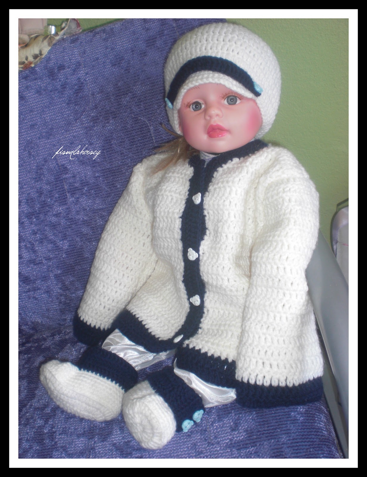 benim terapim örgülerim tığ işi bebe takımı