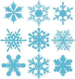 snowflakes templates pdf