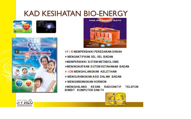 HEALTH CARD - BIO ENERGY & KELEBIHANNYA
