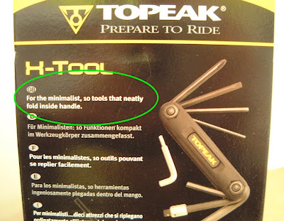 bicycle tool designed specifically for minimalists