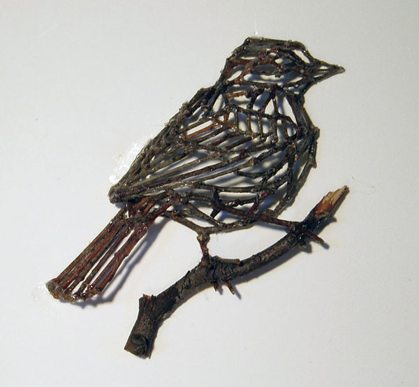 Jennifer Leggett Bird relief sculptures