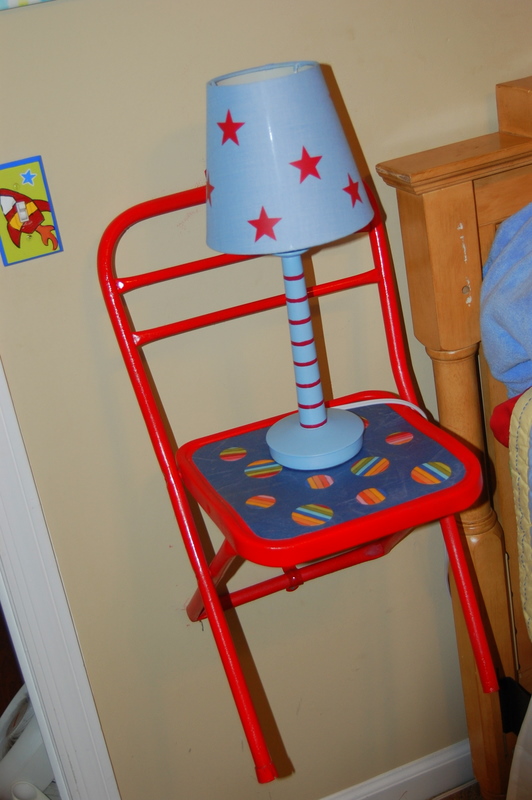 Mandi Shandi's Chair Turned Nightstand...