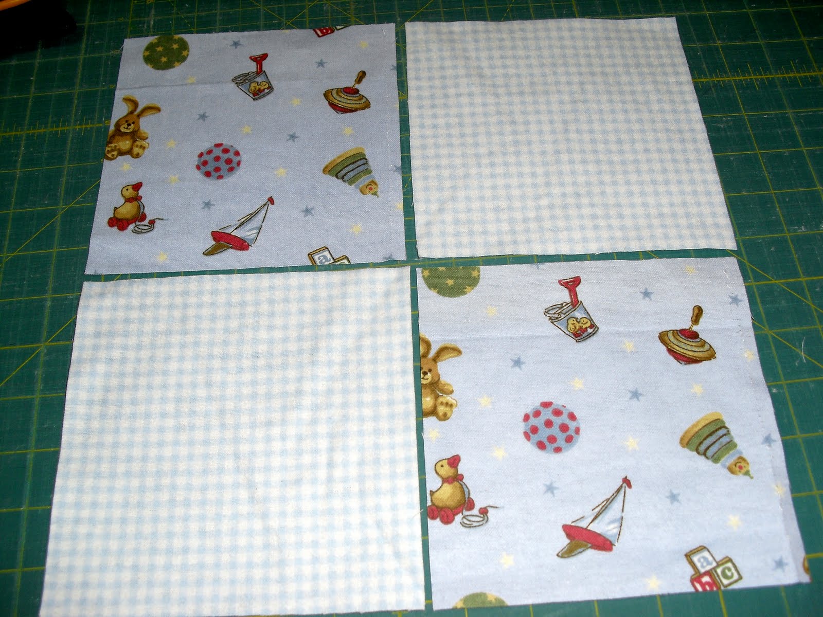 Up the Rainbow Creek Super Quick Baby Rag Quilt