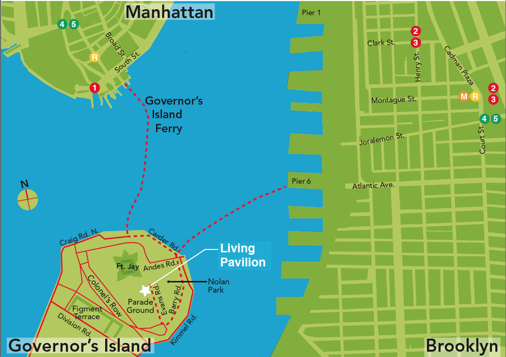 Governors Island New York Map United States Map
