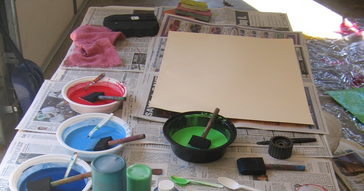 Lorrie Grainger Abdo Paste Painting How to do it