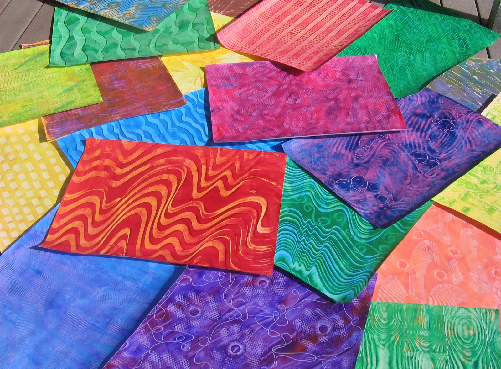 Lorrie Grainger Abdo The Life of a Sheet of Paste Painted Paper