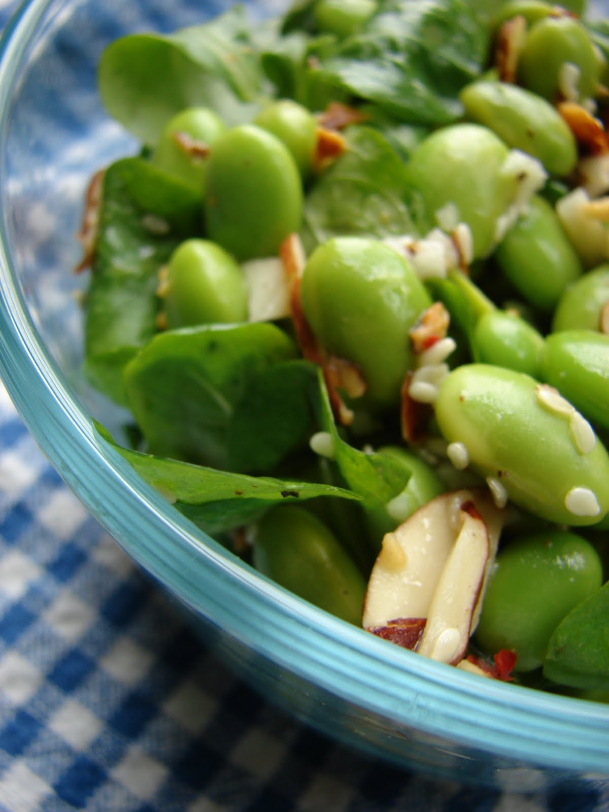 iron stef sesame edamame salad with almonds