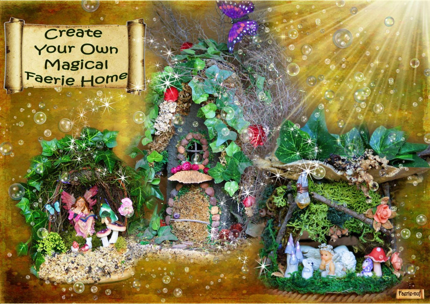 Faeries 4 Children MAKE A FAERIE HOUSE AND GARDEN