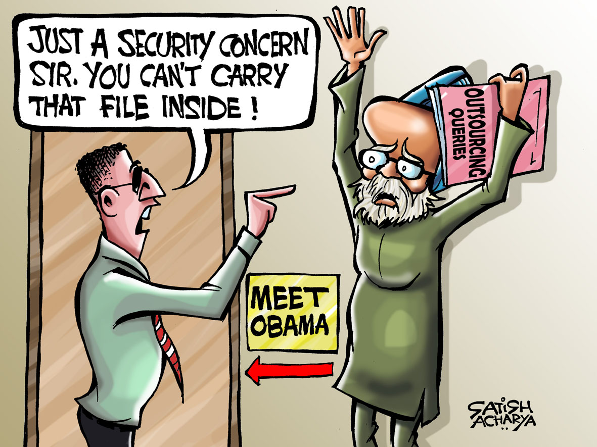 Obama security cartoon