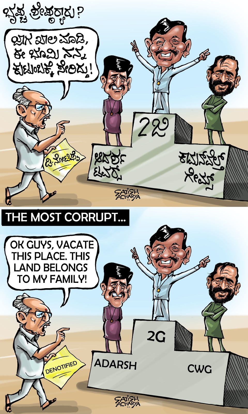 World of an Indian cartoonist!: Who's India's most corrupt?