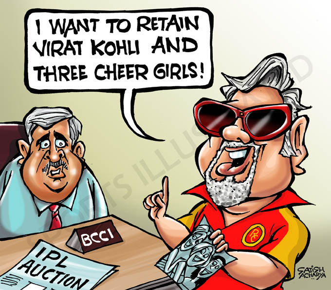 World of an Indian cartoonist!: IPL auction drama will begin soon...