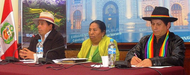 Conferencia de Prensa en defensa de la Madre Tierra