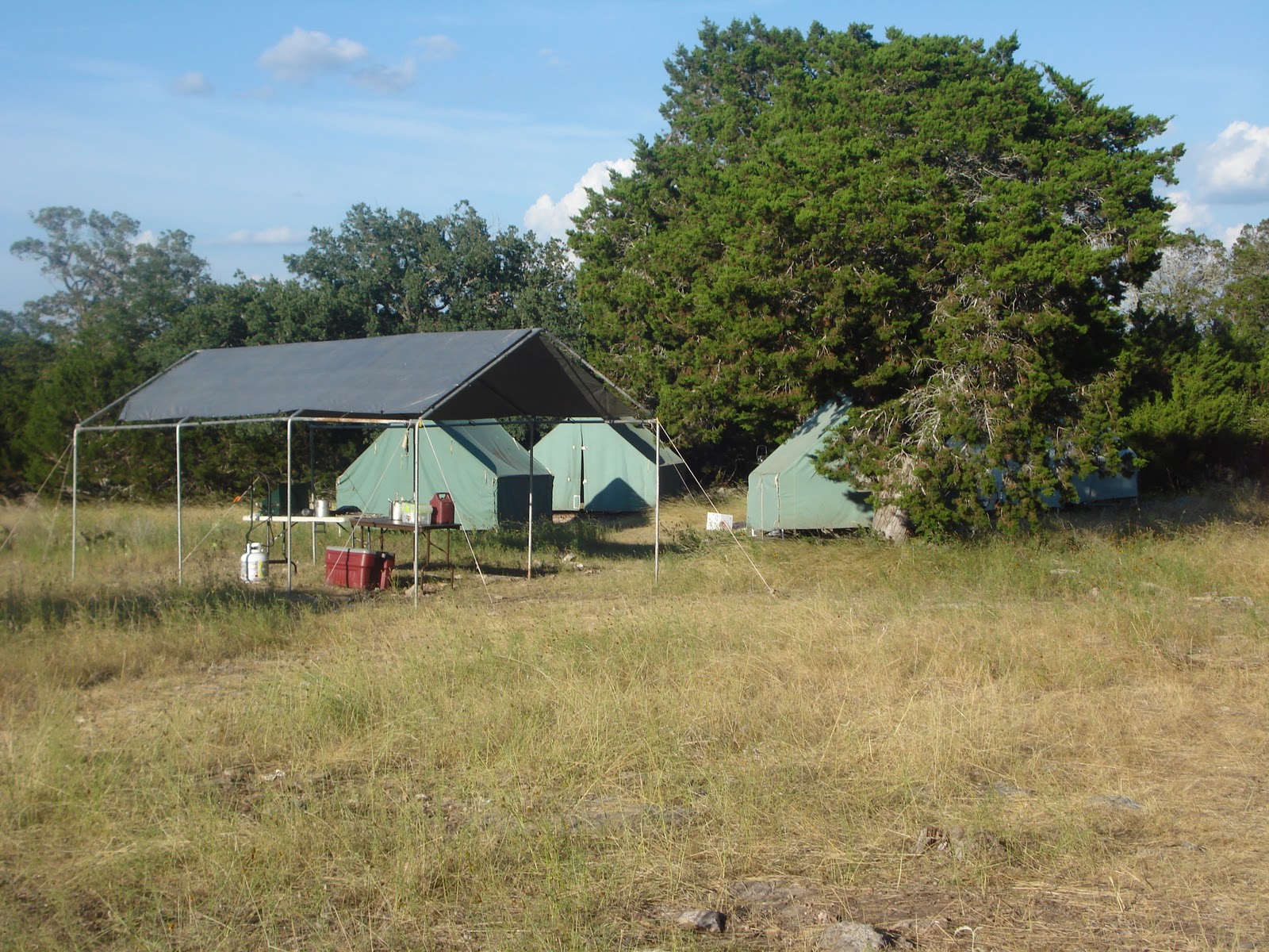 Boy Scout Troop 345 San Antonio, TX Camping at Bear Creek