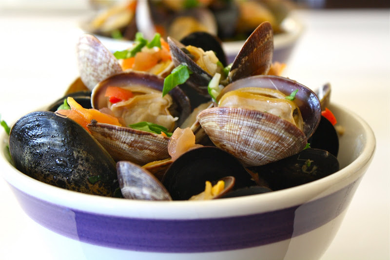 Steamed Clams and Mussels