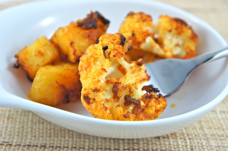 Spiced Roasted Cauliflower And Potatoes