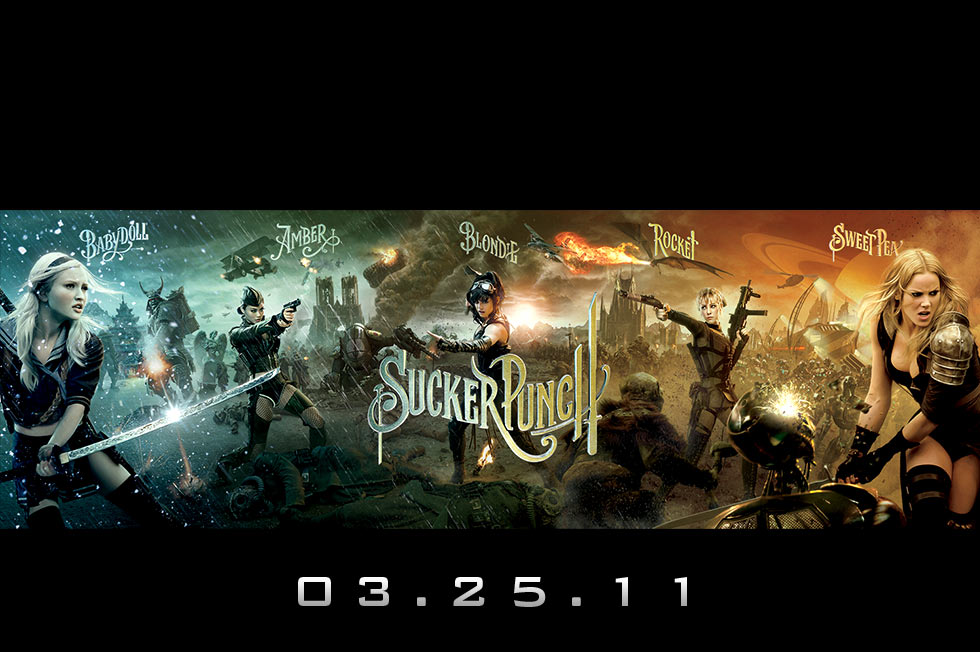 Suckerpunch Movie Poster I liked this because its wide screen and the movie