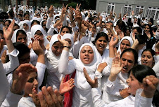 Students protesting on molestation of female students by Occupational army