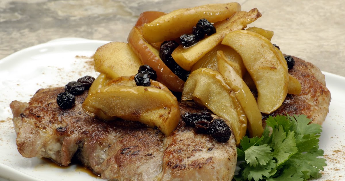 Dunkin Cooking the SemiHomemade Way Cinnamon Rubbed Pork Chops with