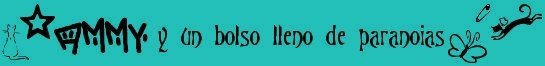 ··· AMMY Y UN BOLSO LLENO DE PARANOIAS ···