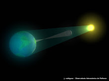 La interposión de la Luna entre el Sol y la Tierra