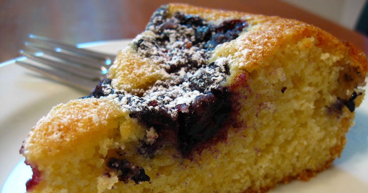 Cooking From Scratch Blueberry Lemon Cornmeal Cake