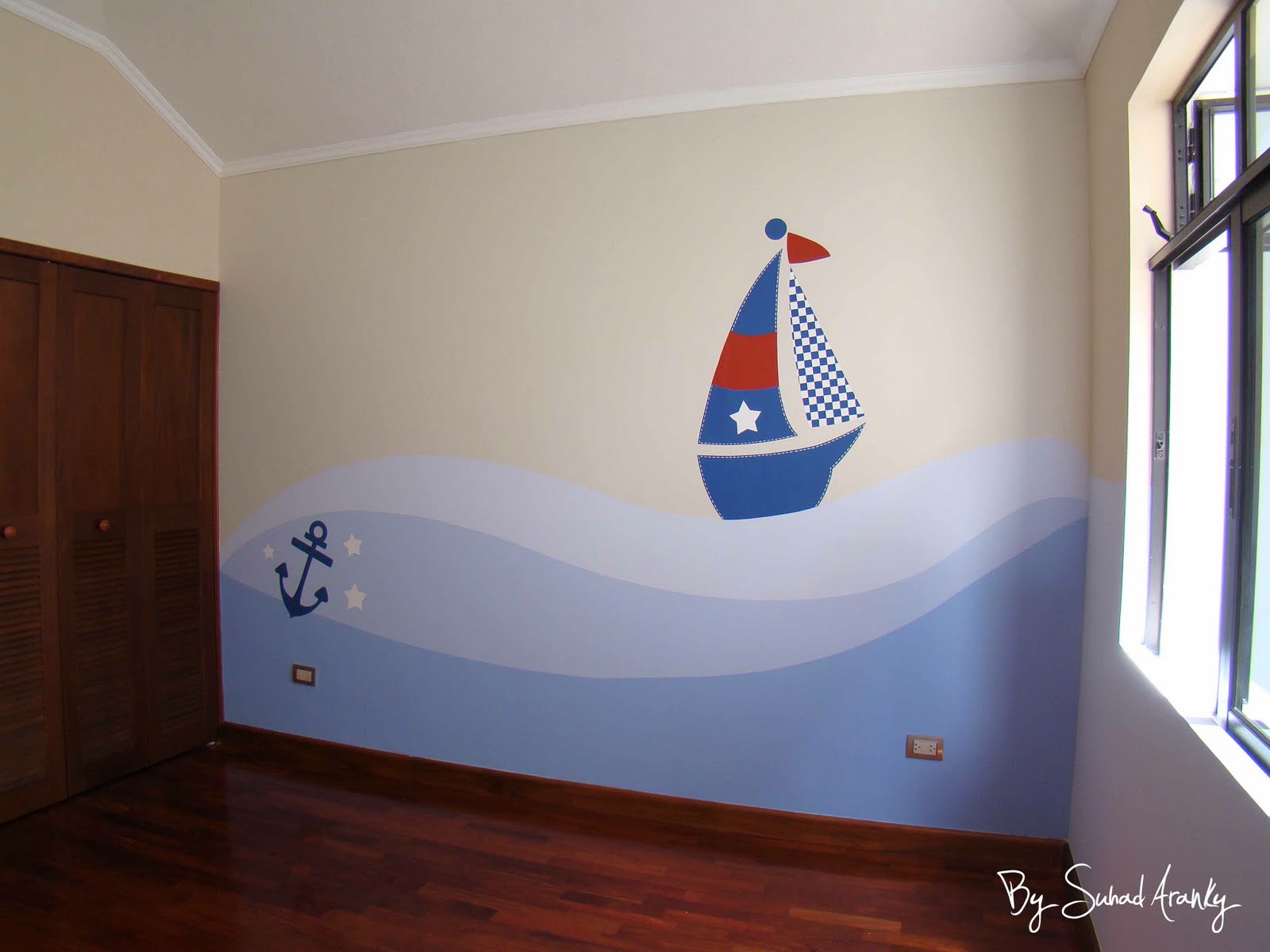 Murales en Dormitorios: Cuarto niño (Barcos) Murales en Dormitorios: Cuarto niño (Barcos)