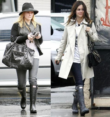 Skinny Rain Boots