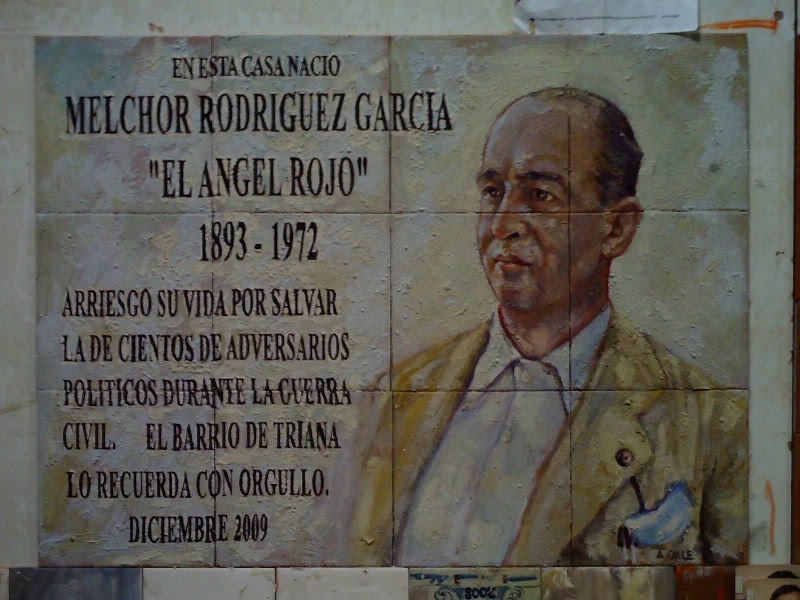 .ALFONSO ORCE PLACA EN RECUERDO DE MELCHOR RODRÍGUEZ GARCÍA 