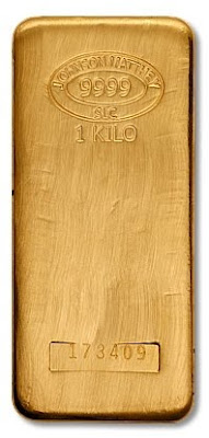 Johnson Matthey 1-Kilo Gold Bars - Copyright © 2009 Northwest Territorial Mint