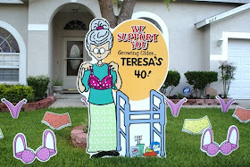 Birthday Yard Flocking Decorations Tampa Fl Call Today 813