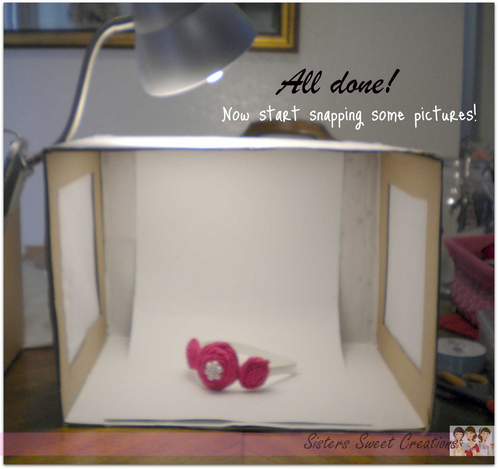 Sister's Sweet Creations Make your own Light box for under 10