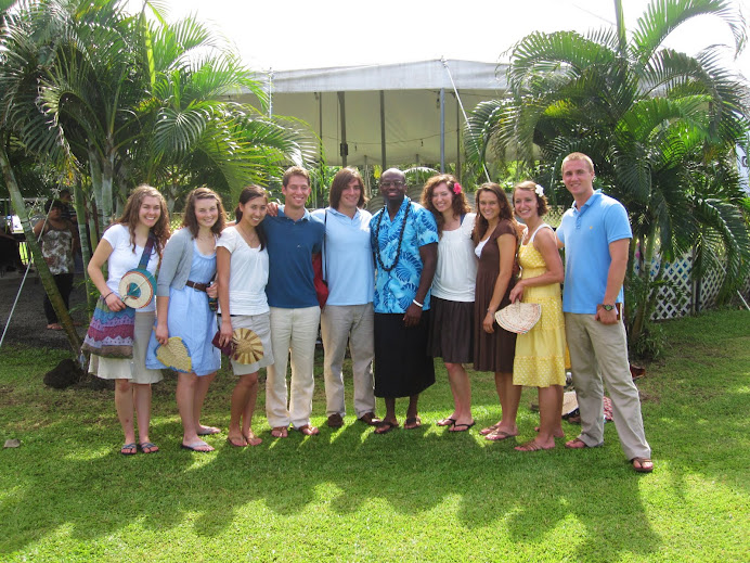 Our Team at Church Here in Samoa