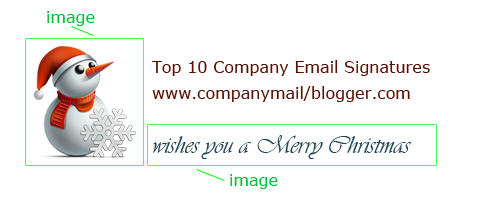 Top 10 Company Email Signatures: Add a Christmas flavour to your email signature.