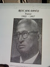 REV JOE DAVIS - MY GRAND FATHER