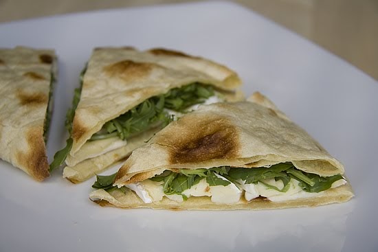 Artravelling: Piadina di Kamut "Bianca" con Rucola