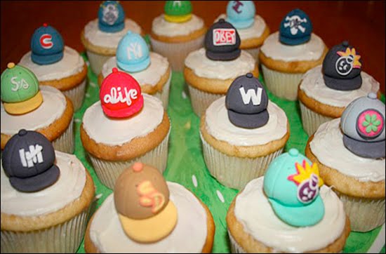 TRS Blog Fitted Baseball Cap Cupcakes