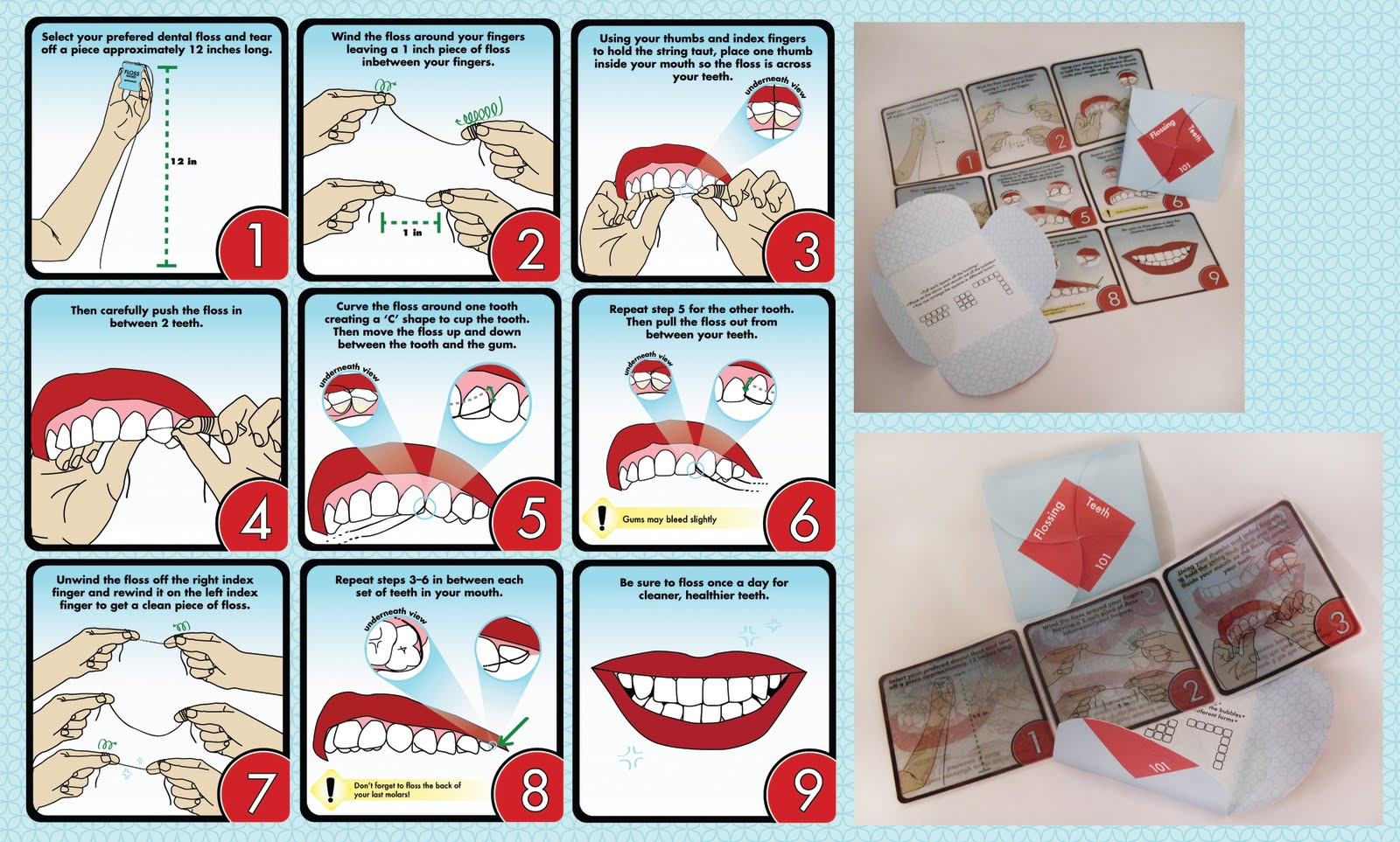 Dallas Hudgens Design Portfolio Flossing Teeth 101 Instructional Design