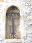 The church of Couiza, Languedoc, France.