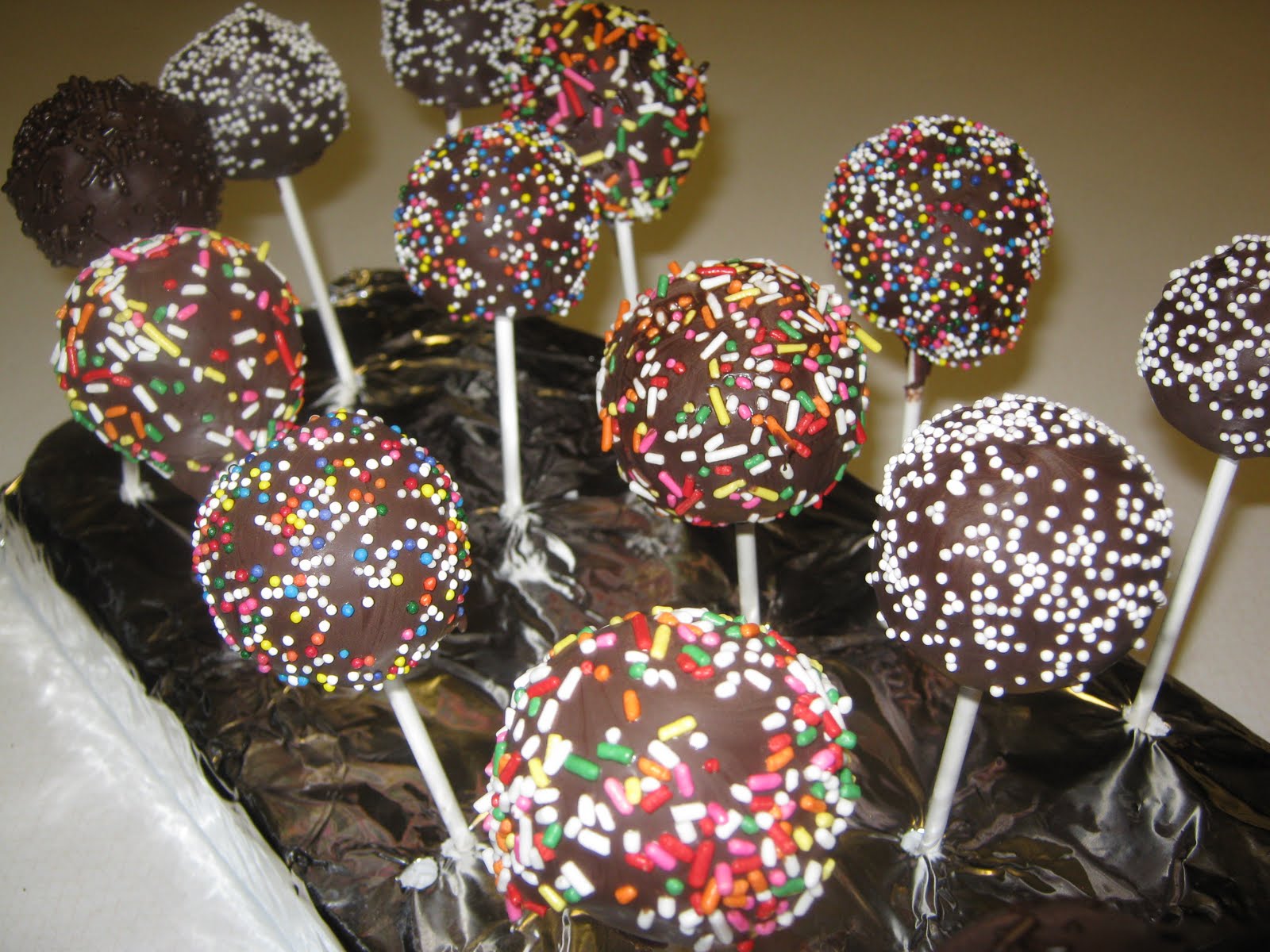 Holy Hannah's Sprinkle Cake Pops Galore