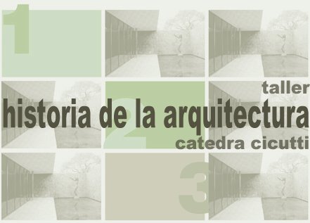 Taller Historia de la Arquitectura