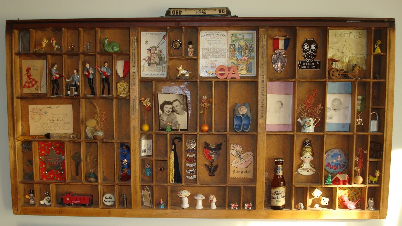 Pieces of the Past Old Printer's Drawer