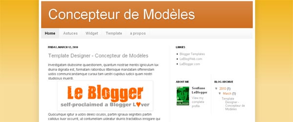 Showcase Le Concepteur de modèles - Template Designer
