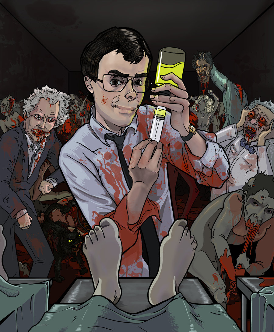 Reanimator Re animator, Zombie monster, Horror