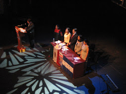 Zelaya en el Teatro de la Ciudad