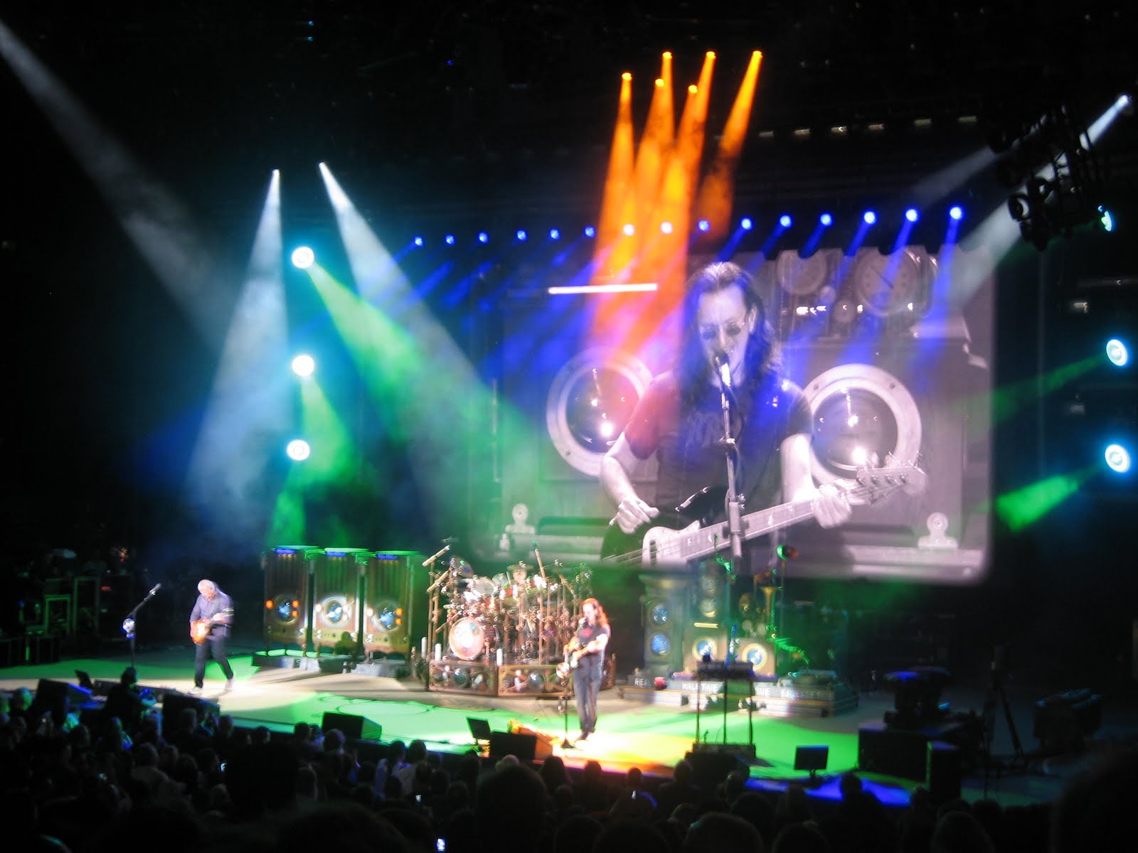 and without the shackles