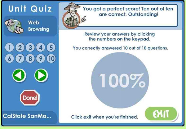 Learning.com Quiz Score