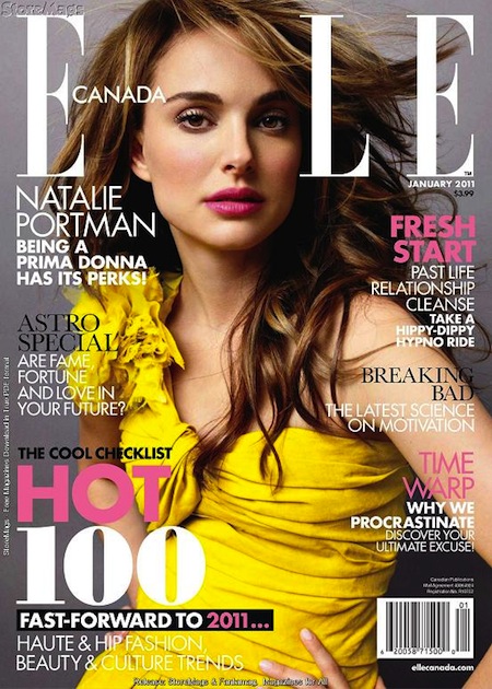 Natalie Portman Covers Elle Canada