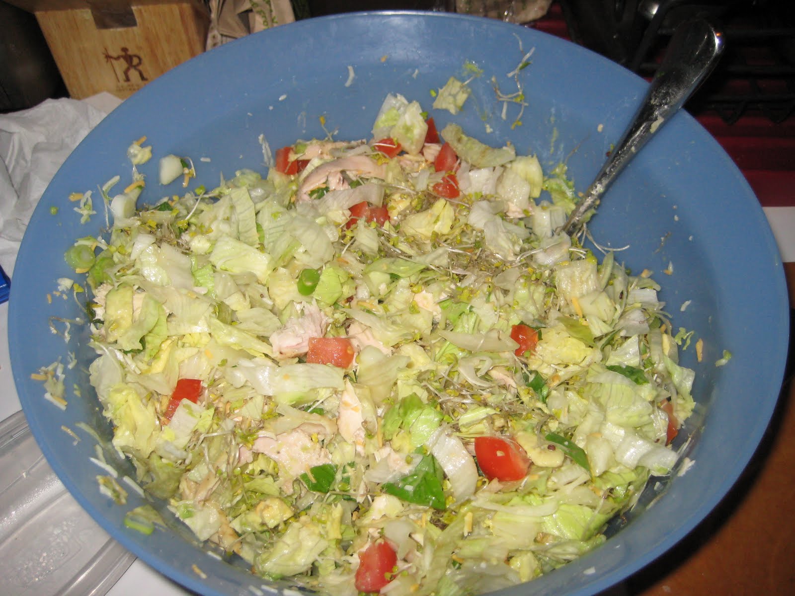 202 Farm Review Iceberg Lettuce Chopped Salad