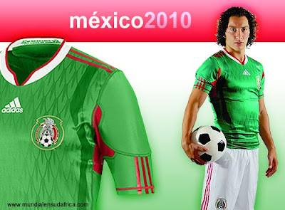 Camiseta Playera Mexico Mundial 2010
